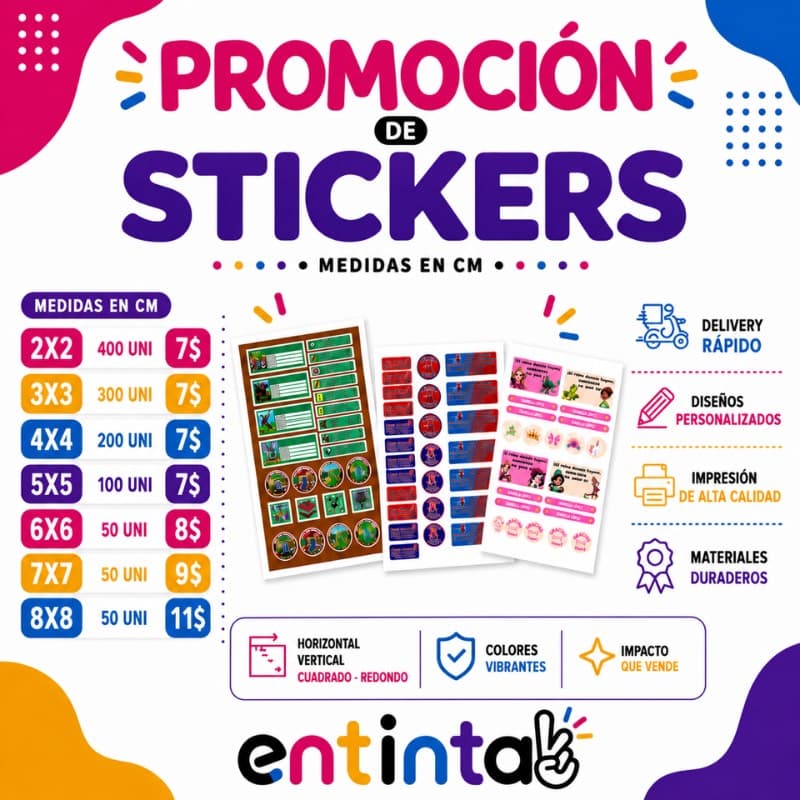 STICKERS PERSONALIZADOS