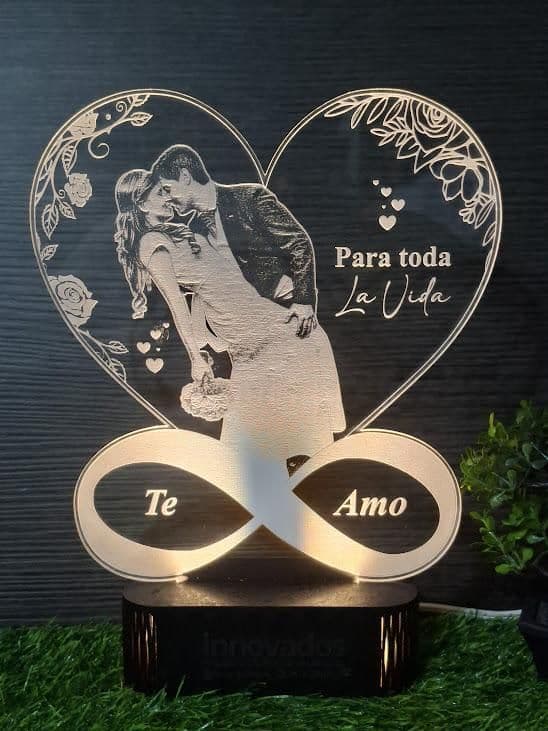 Lámpara led personalizada