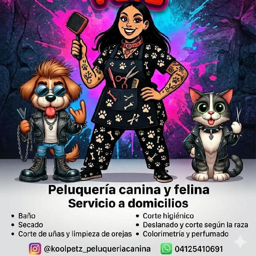 peluquería canina y felina a domicilios