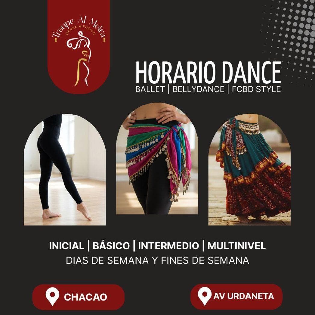 Clases de Danza Árabe • Técnica de Ballet • FCBD Style en Caracas