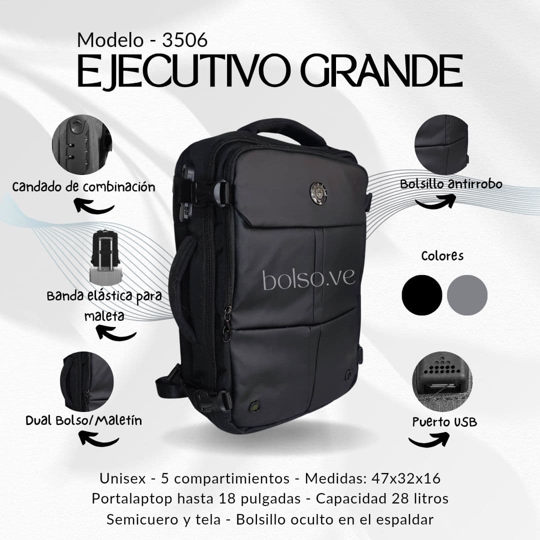 Bolsos ejecutivos grandes