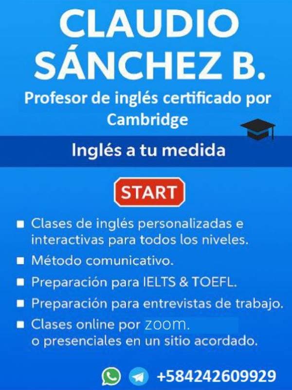 Clases de inglés personalizadas