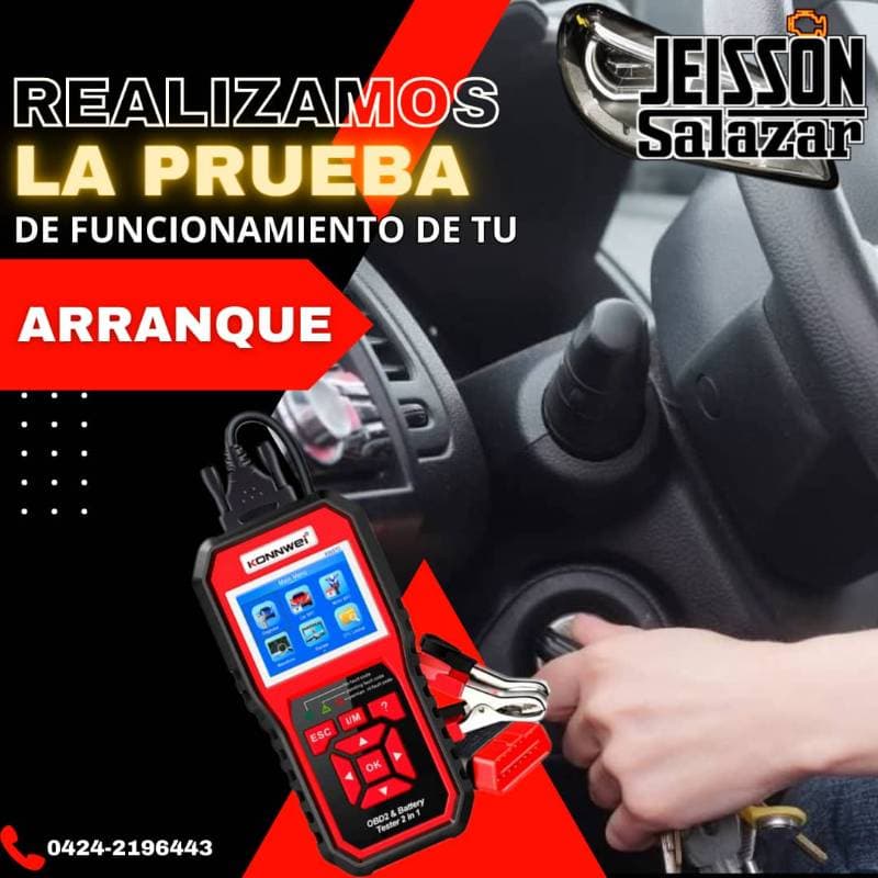 Prueba de motor de arranque