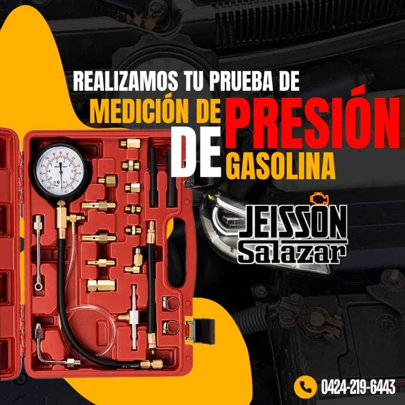 Medición de presión de gasolina