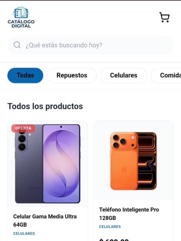 Catalogo digital automatizado