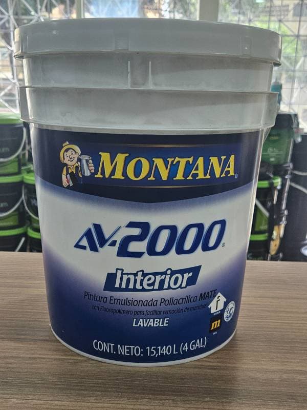 Pintura Av2000 interior blanco montana clase A
